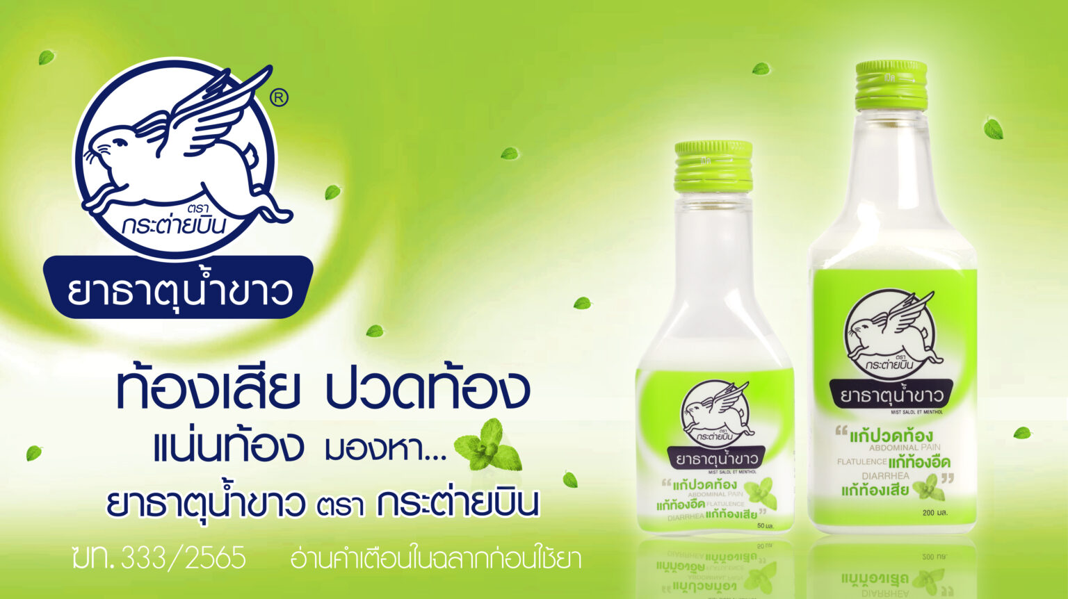 ยาธาตุน้ําขาว แก้อะไร